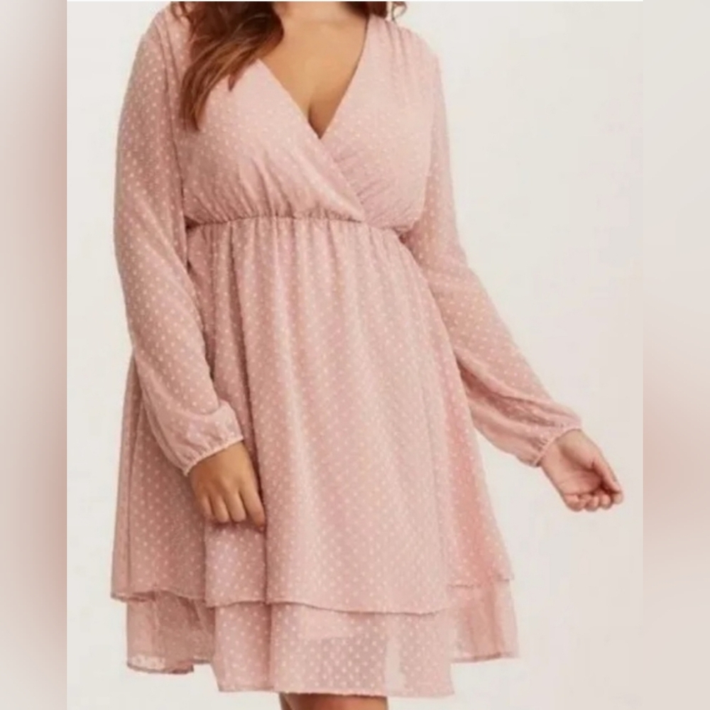TORRID Mini Chiffon Skater Dress Size 2